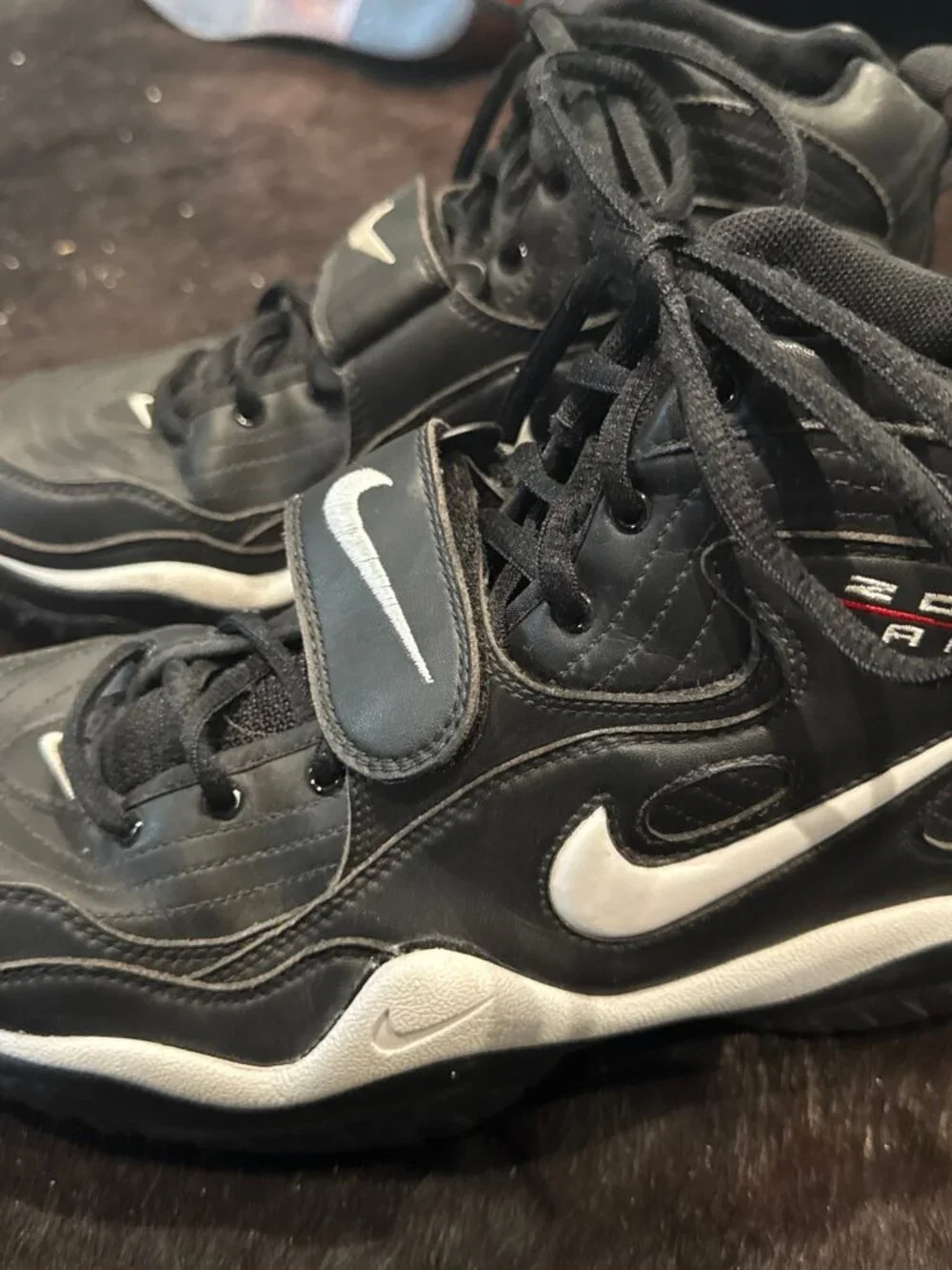 Rare Vintage Nike Zoom Air Pro Football Trainer Shoes (1999) Size 10.5